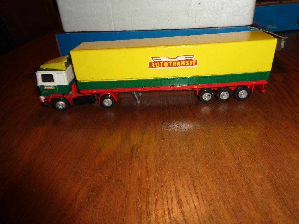 Tekno Volvo F12  AUTOTRANSIT, Ophalen of Verzenden, Zo goed als nieuw, Bus of Vrachtwagen, Tekno
