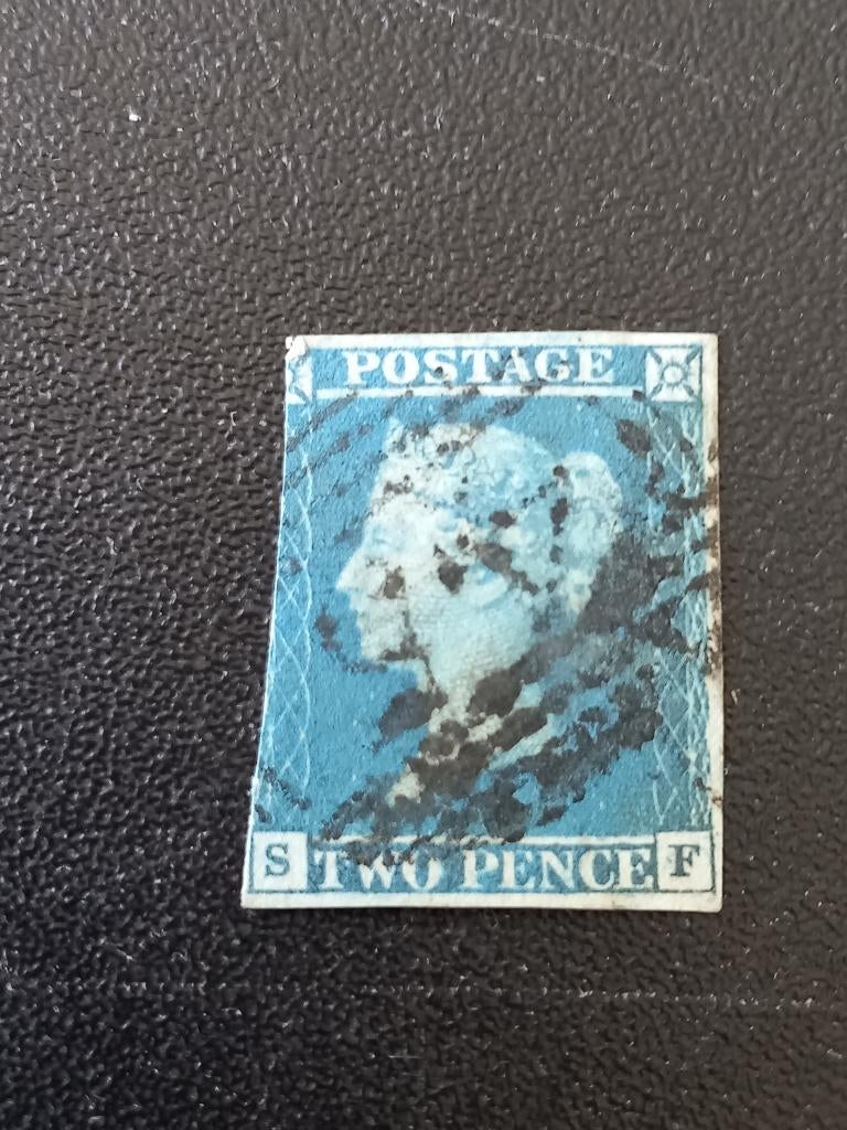 Engeland Victoria 2d imp, Verzenden, Gestempeld