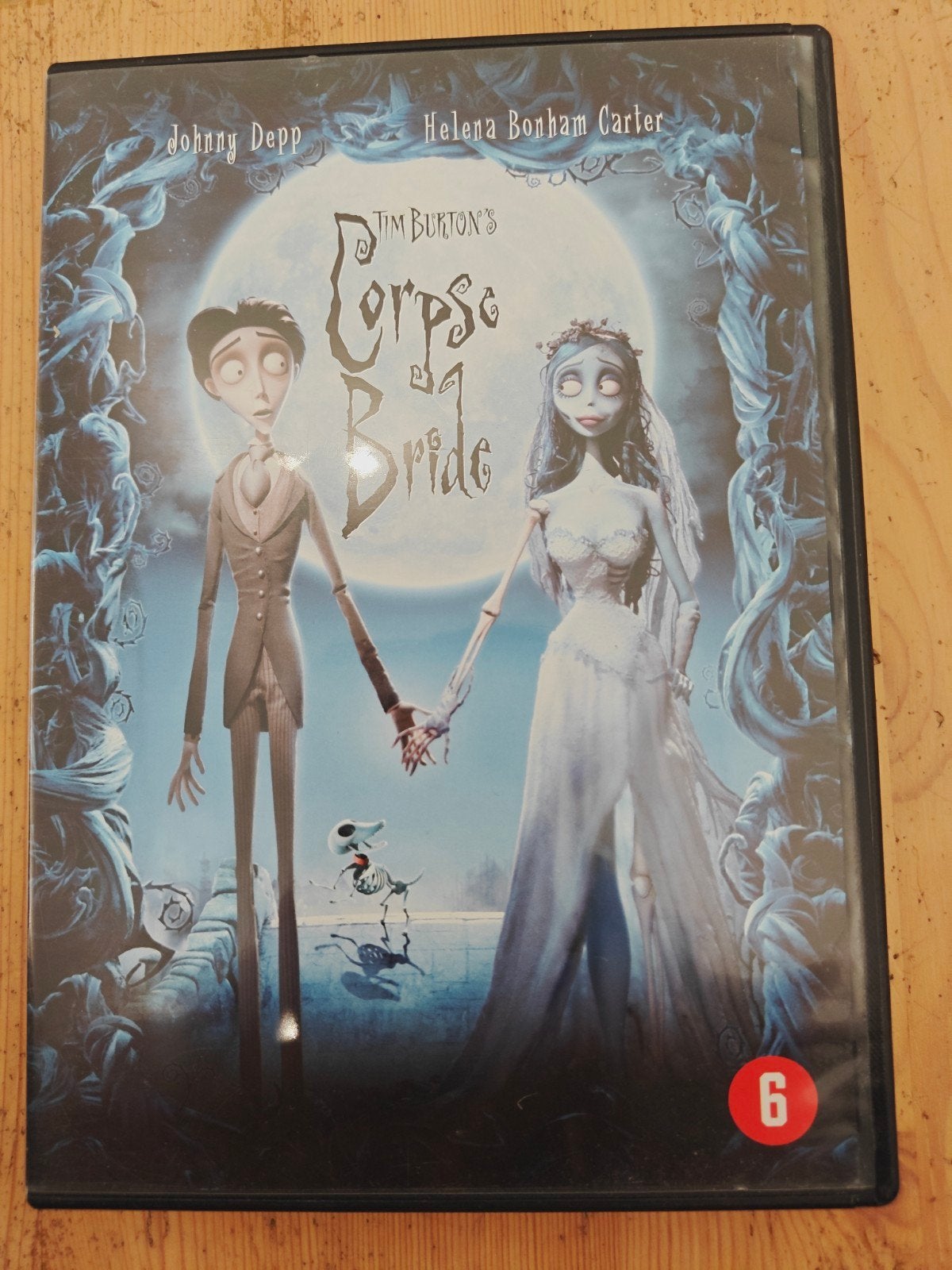 Tim Burton's Corpse Bride DVD - Johnny Depp, Gebruikt, Spaans, Duits, Ophalen of Verzenden