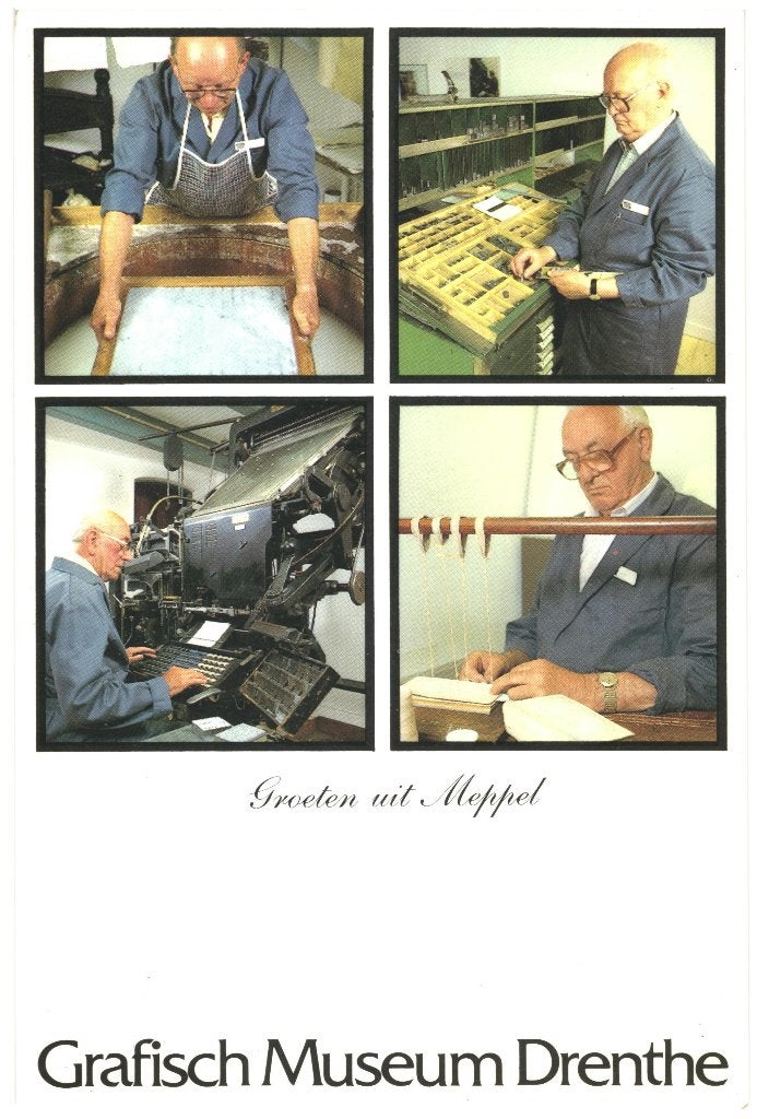 43882 Meppel 80+ Grafisch Museum Drenthe _ Onbeschreven, Ophalen of Verzenden, 1980 tot heden, Ongelopen, Drenthe