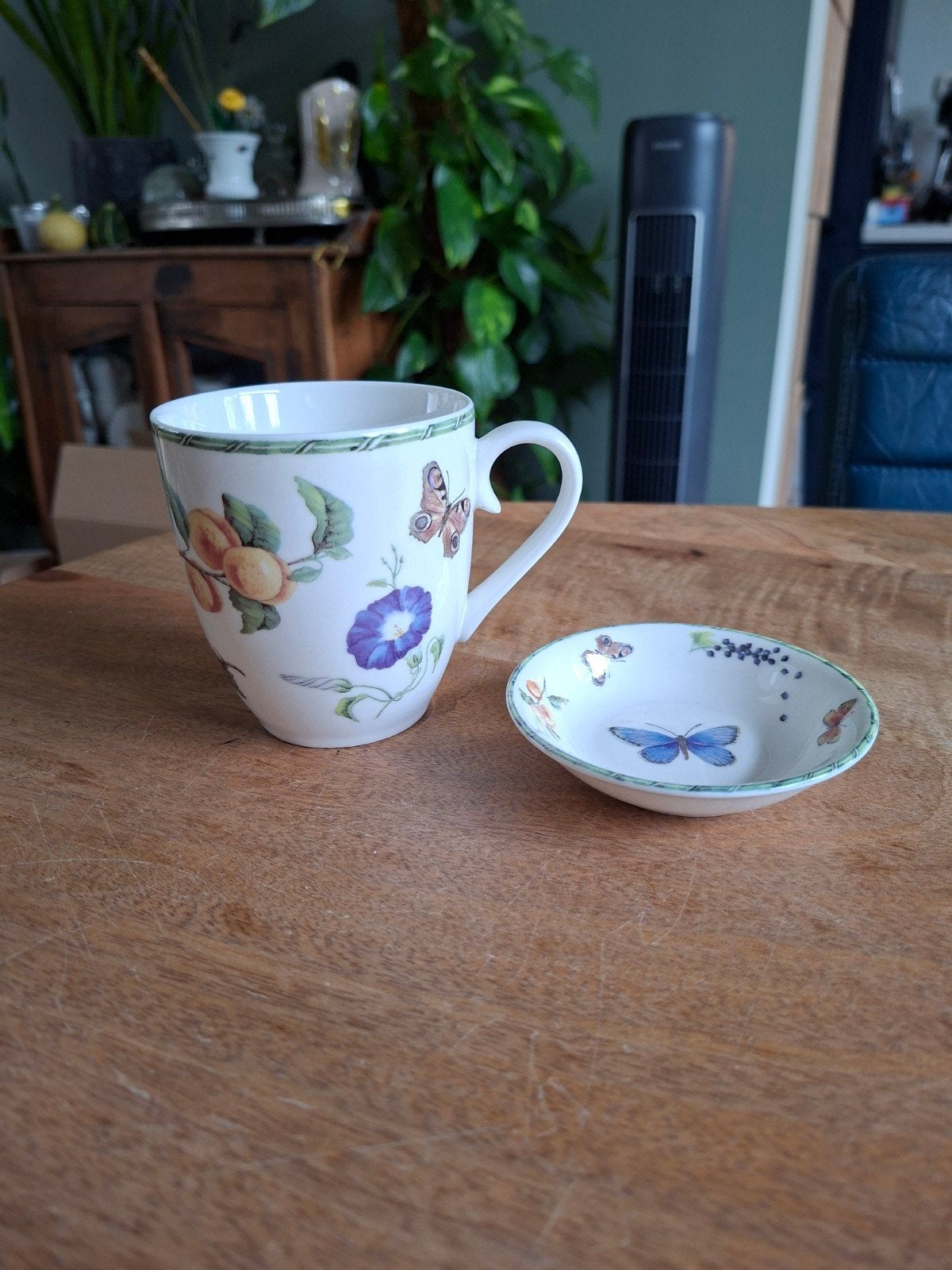 Janneke Brinkman mok en theetip, Antiek en Kunst, Ophalen of Verzenden