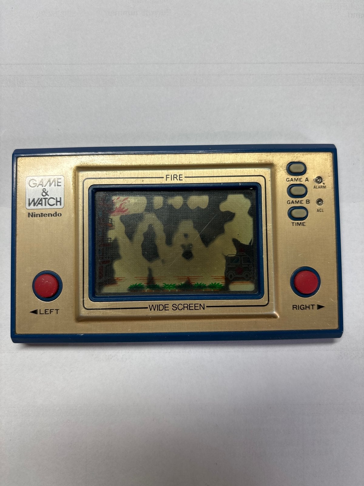 Defecte Nintendo Game & Watch Fire FR-27 (1981) l, Ophalen of Verzenden, Nintendo, Gebruikt