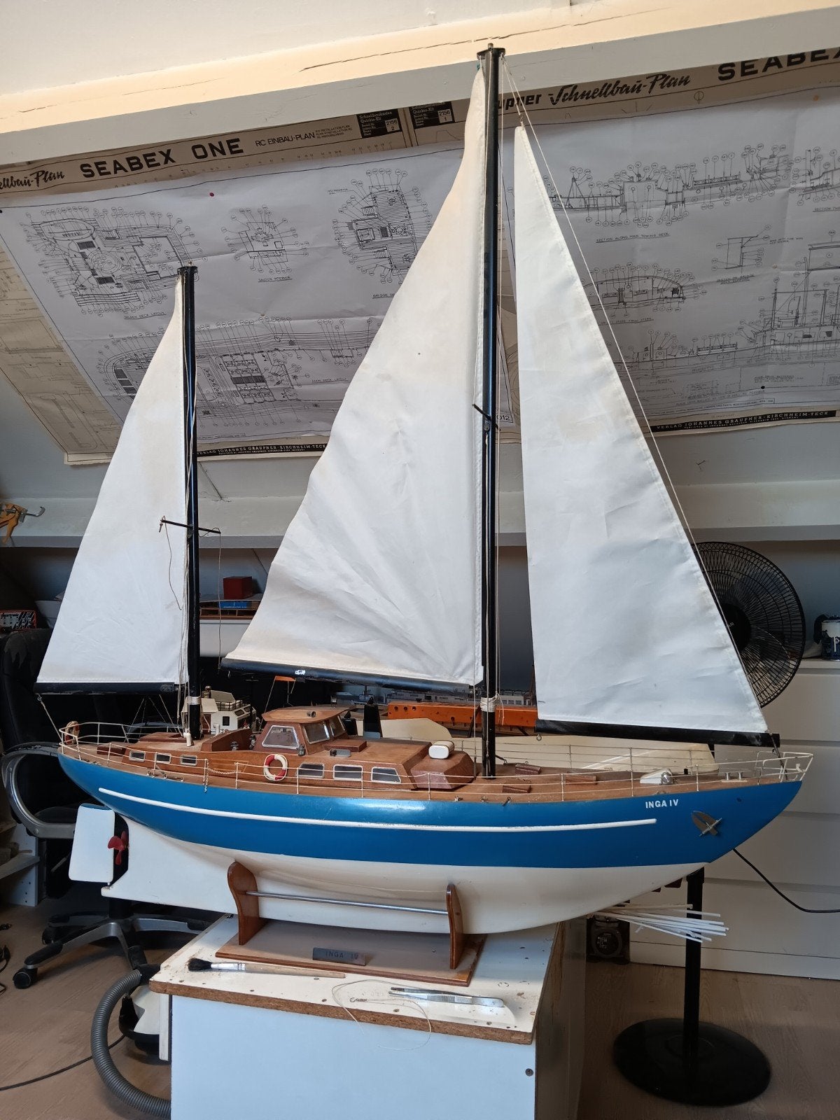 te koop zijlschip inga 4 vanhegi, Ophalen, Minder dan 15 m²