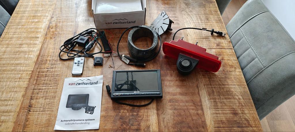 Achteruitrijcamerasysteem met monitor en accessoires, Ophalen of Verzenden, Nieuw