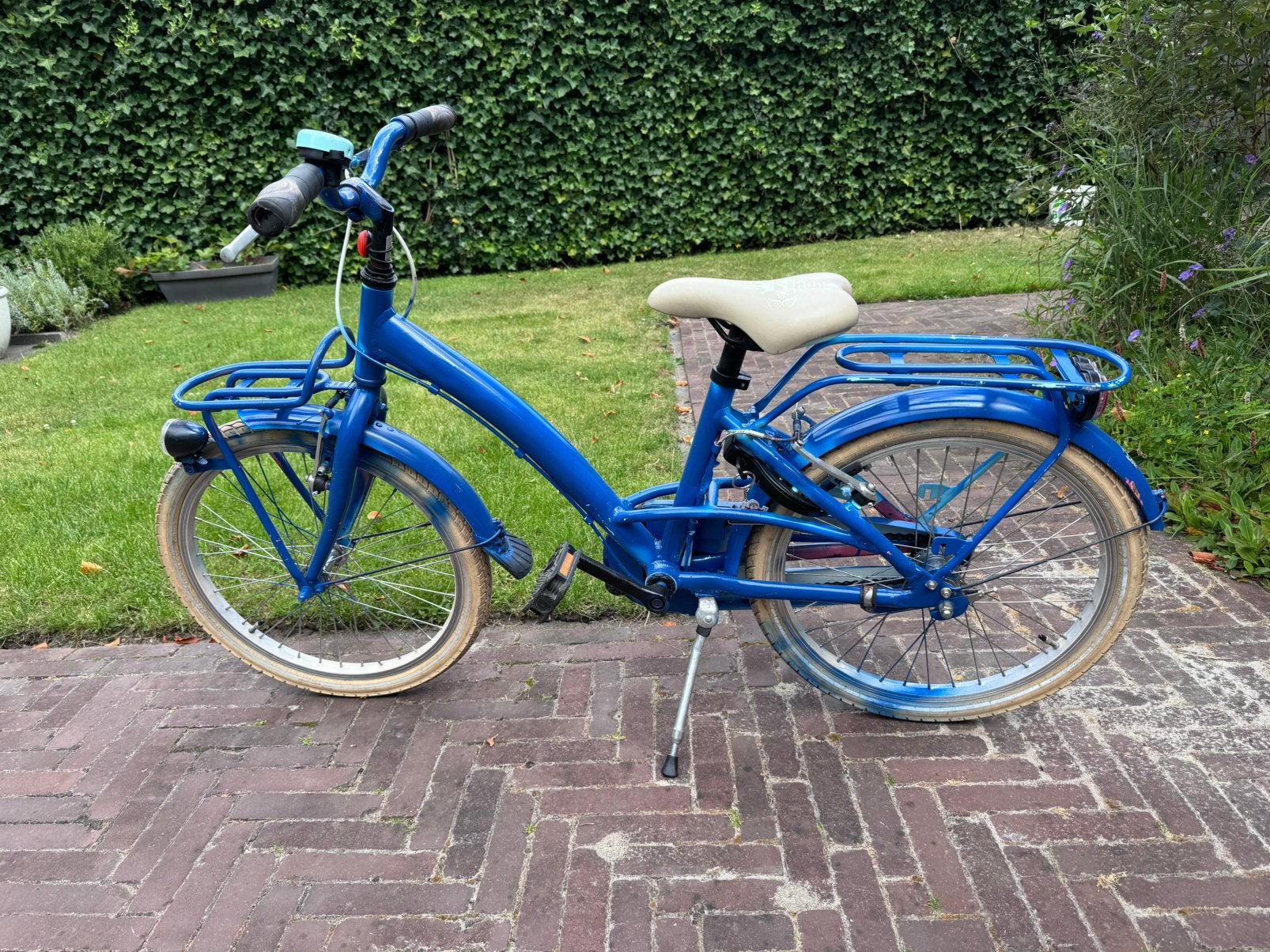 Loekie Princess kinderfiets, Fietsen en Brommers, Fietsen | Vouwfietsen, Ophalen, Zo goed als nieuw, 20 inch of meer