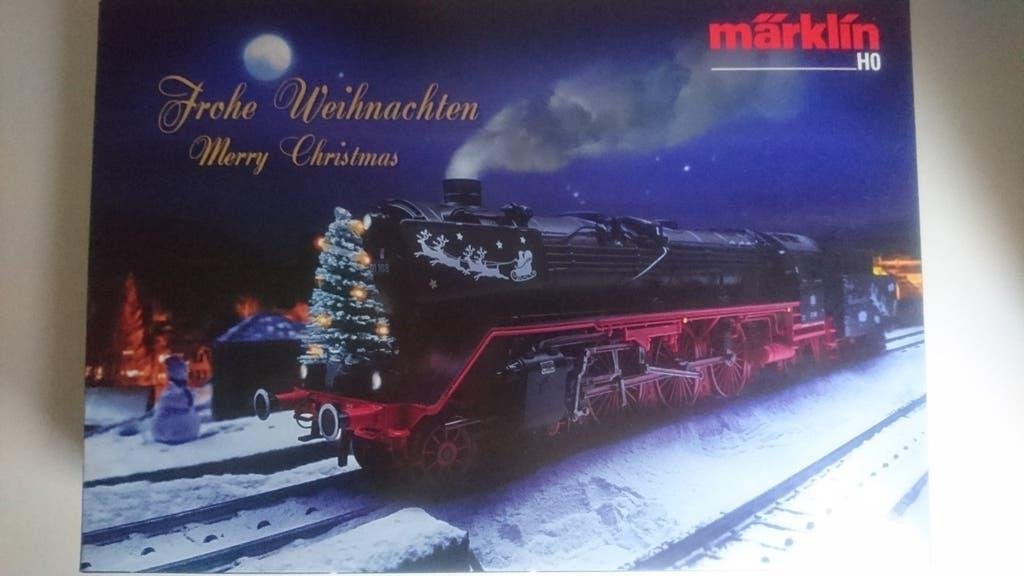 Marklin  Stoomloc BR01 DB WEIHNACHTSLOK - Mfx+Geluid+Vitrine, Ophalen, Wisselstroom, Locomotief, Zo goed als nieuw