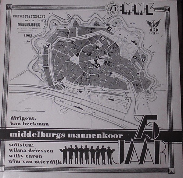 Middelburg Mannenkoor 75 jaar -Zeldzame vinyl LP 1980, Ophalen, Gelezen