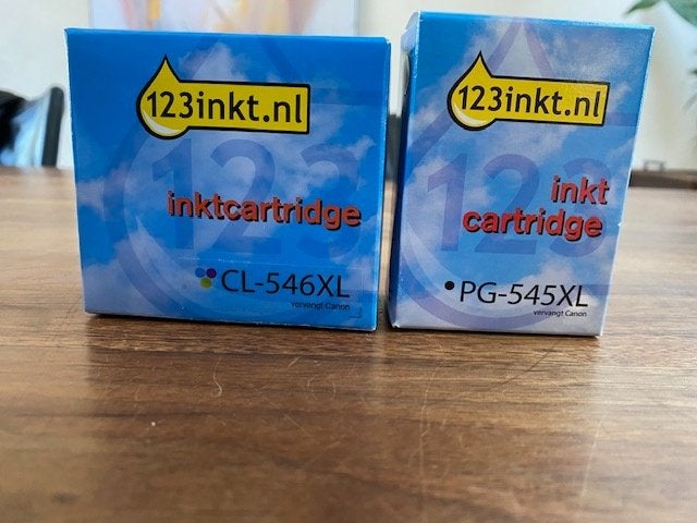 123 inkt cartridges PG-545XL en CL-546XL Canon, Ophalen of Verzenden, Nieuw, Cartridge, 123inkt.nl