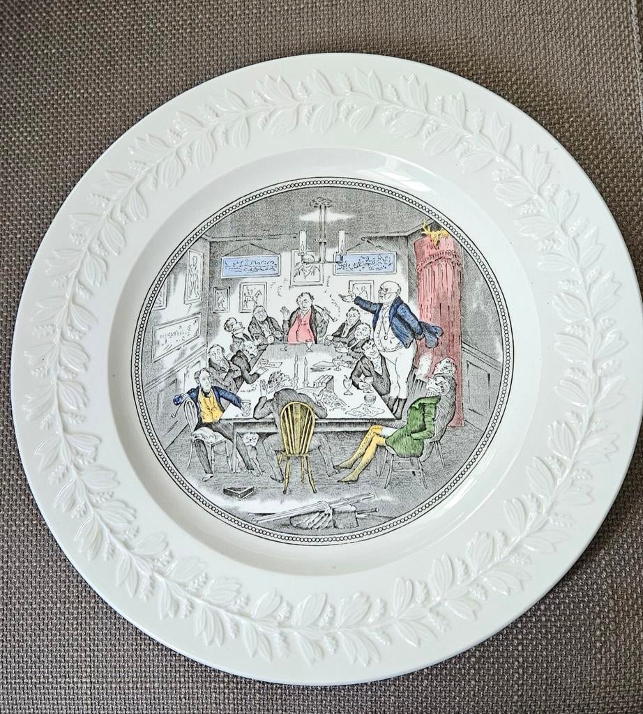 Vintage Pickwick Club bord, Antiek en Kunst, Antiek | Servies los, Ophalen of Verzenden