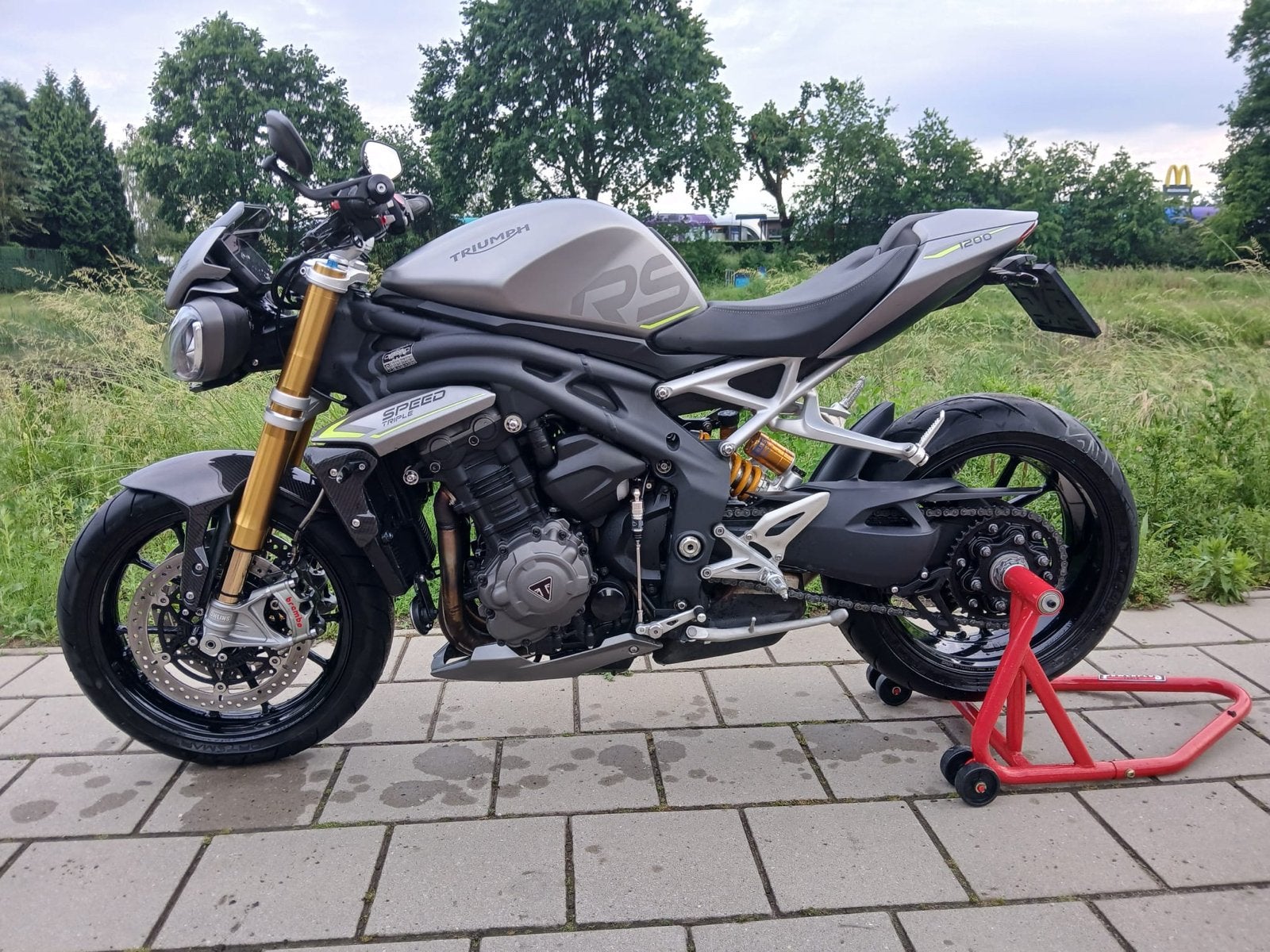 Triumph Speed Triple 1200 RS, Motorrijbewijs A, Gebruikt, 3 cilinders, Particulier