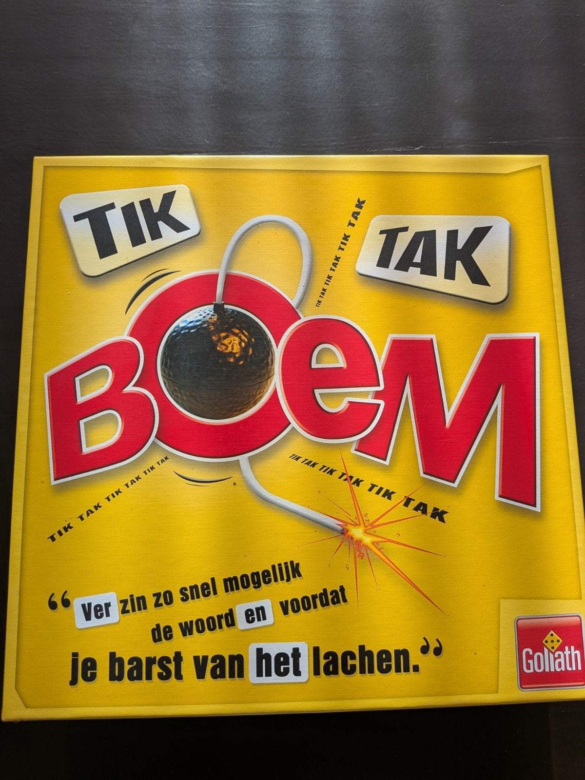 Tik Tak Boem, Hobby en Vrije tijd, Gezelschapsspellen | Kaartspellen, Ophalen, Zo goed als nieuw