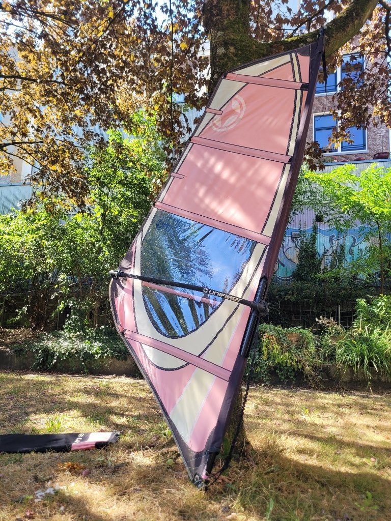 Unifiber kindertuig / kindertuigage 3.0, Watersport en Boten, Windsurfen, Ophalen, Gebruikt, Minder dan 3.5 m², Overige typen
