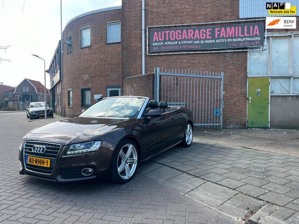 Audi A5 Cabriolet 2.0 TFSI quattro Pro Line S Automaat/Leder, Euro 5, Gebruikt, 4 cilinders, 4 stoelen