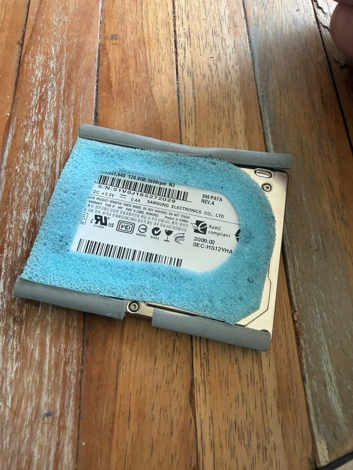 120GB HDD voor iPod Classic - Werkend, Ophalen of Verzenden, Zo goed als nieuw