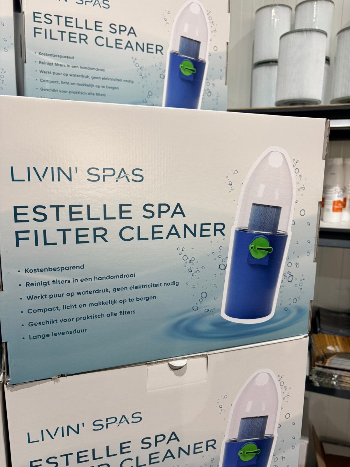 Estelle filtercleaner filter reiniger zwembad spa jacuzzi, Ophalen of Verzenden, Nieuw