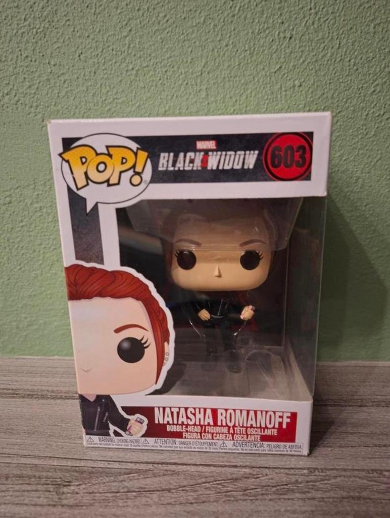 Funko Pop! - Marvel -  Black Widow - Natasha Romanoff - 603, Verzamelen, Ophalen of Verzenden, Zo goed als nieuw