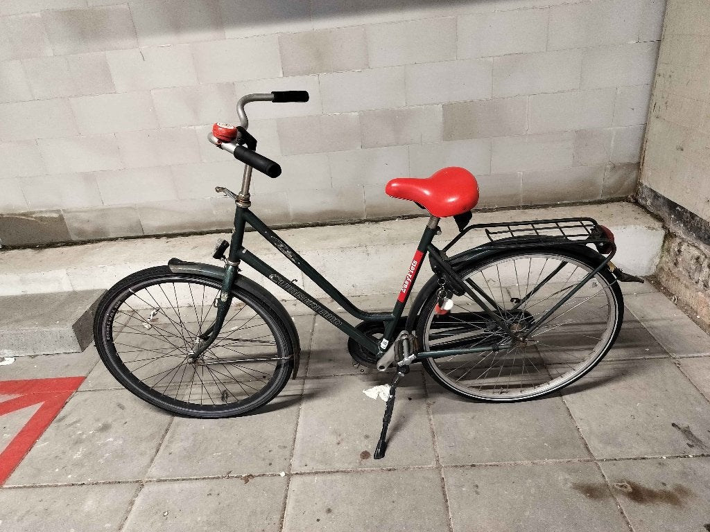 Cumberland fiets 28 inch, donkergroen, Ophalen, Gebruikt, Terugtraprem, Overige merken