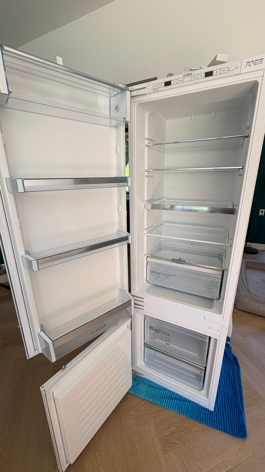 Bosch KIS87AF30 Inbouw Koel-vriescombinatie (2020), Ophalen, 200 liter of meer, 160 cm of meer, Zo goed als nieuw