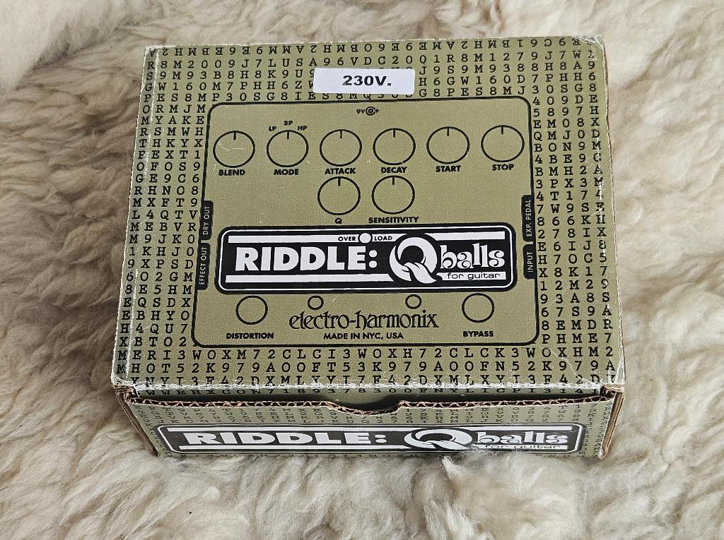 Electro Harmonix Riddle: Q Balls Envelope filter voor gitaar, Muziek en Instrumenten, Ophalen, Zo goed als nieuw, Wah Wah