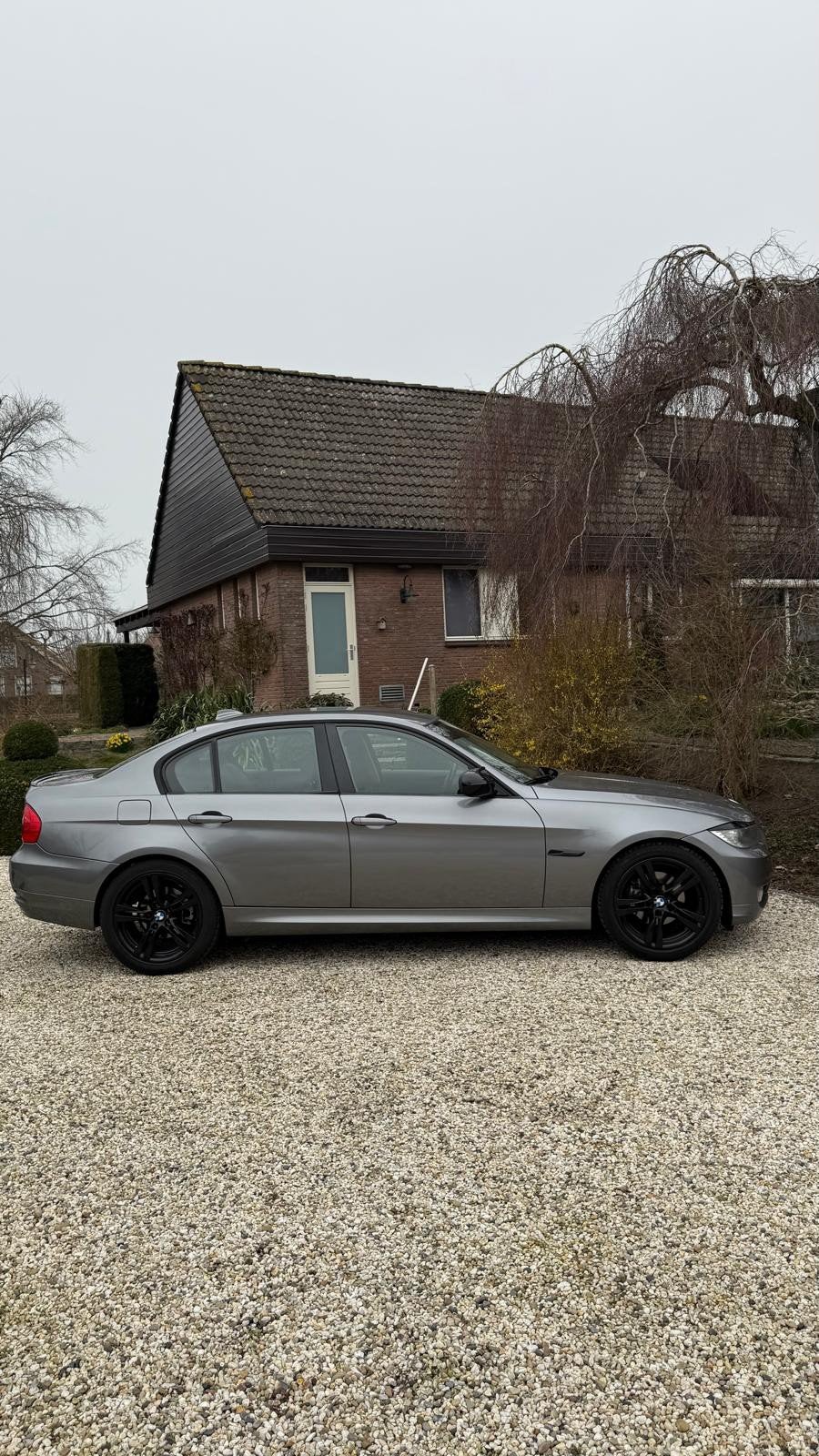 BMW 3-Serie 2.0D 316D 85KW 2010 Grijs, Auto's, Achterwielaandrijving, 1995 cc, 4 cilinders, Leder