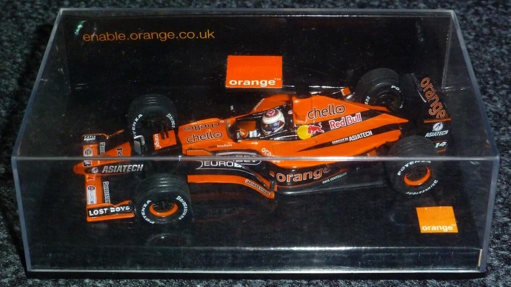 2001 - Arrows Asiatech A22 - Jos Verstappen - Orange promo, Ophalen of Verzenden, Zo goed als nieuw, Auto, MiniChamps