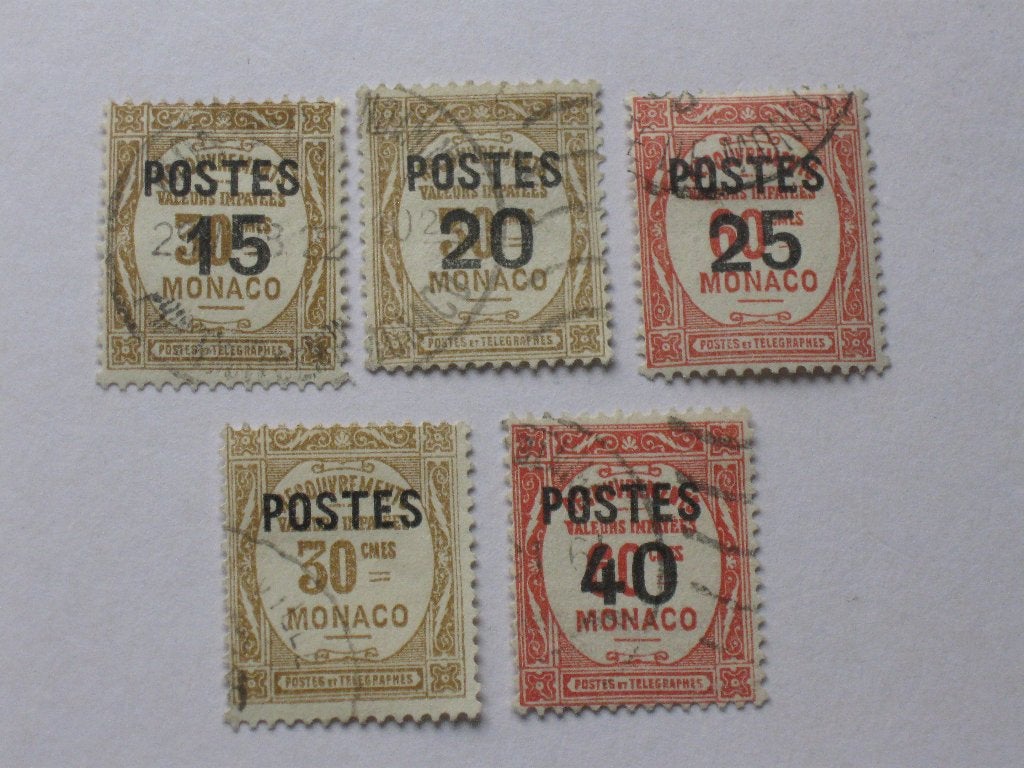 Monaco, Ophalen, Monaco, Gestempeld