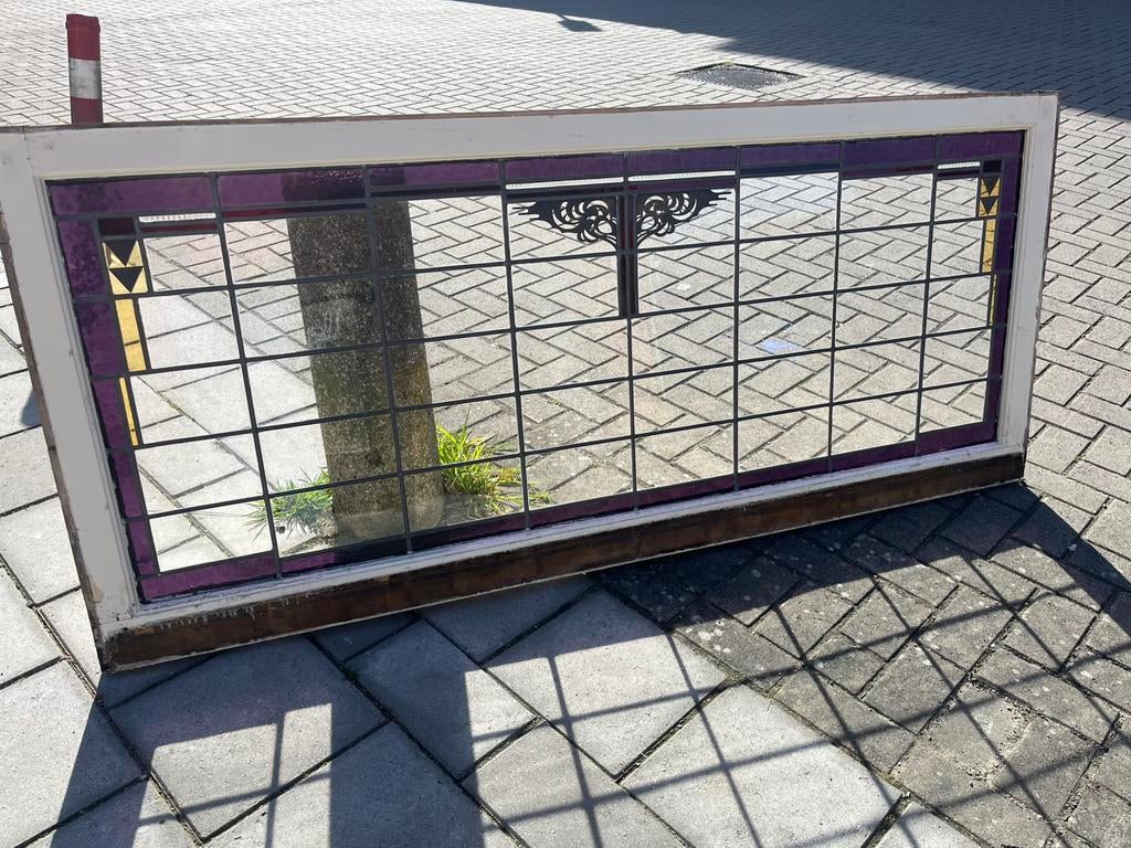 Glas in Lood (klein/middel/groot), Doe-het-zelf en Verbouw, Glas en Ramen, Ophalen, 160 cm of meer, Glas in lood, Minder dan 80 cm