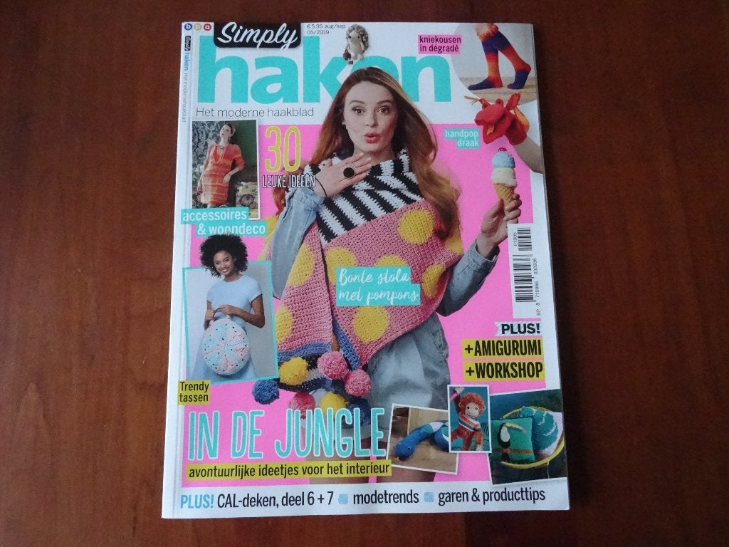 Simply haken, nr 5 2019, Ophalen of Verzenden, Zo goed als nieuw, Haken, Patroon of Boek