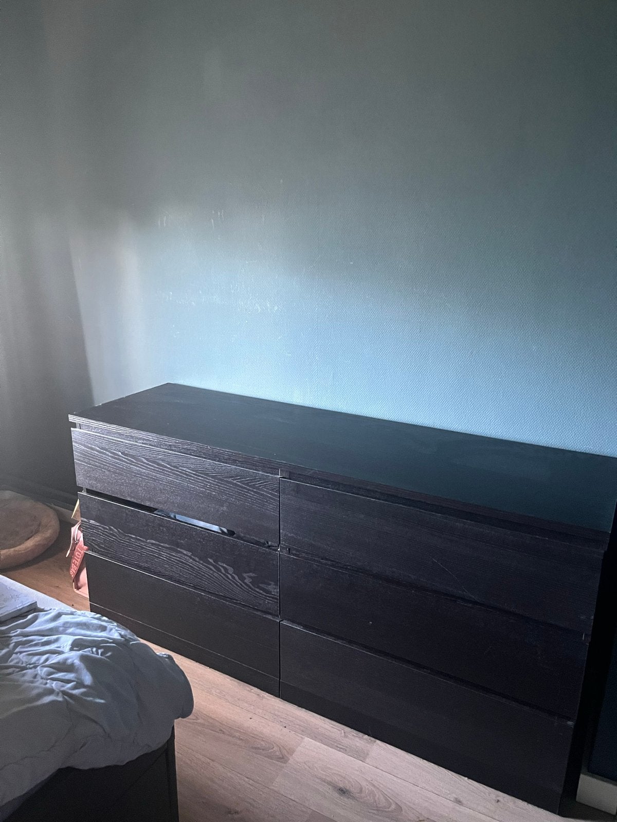 “IKEA MALM ladekast 6 lades zwartbruin 160 cm”., Huis en Inrichting, Ophalen, Overige materialen, Gebruikt, 5 laden of meer