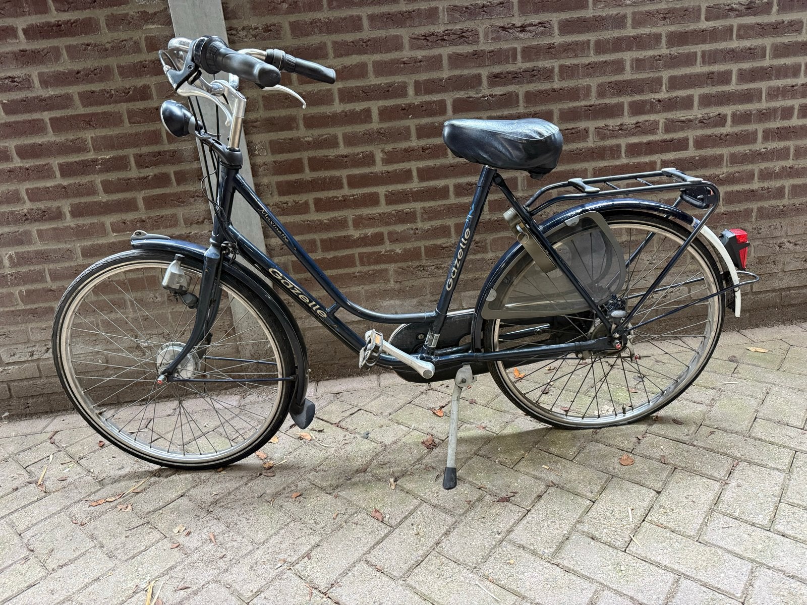 Gazelle Maxinette damesfiets (met lekke band), Ophalen, Velgrem, 50 tot 53 cm, Gazelle