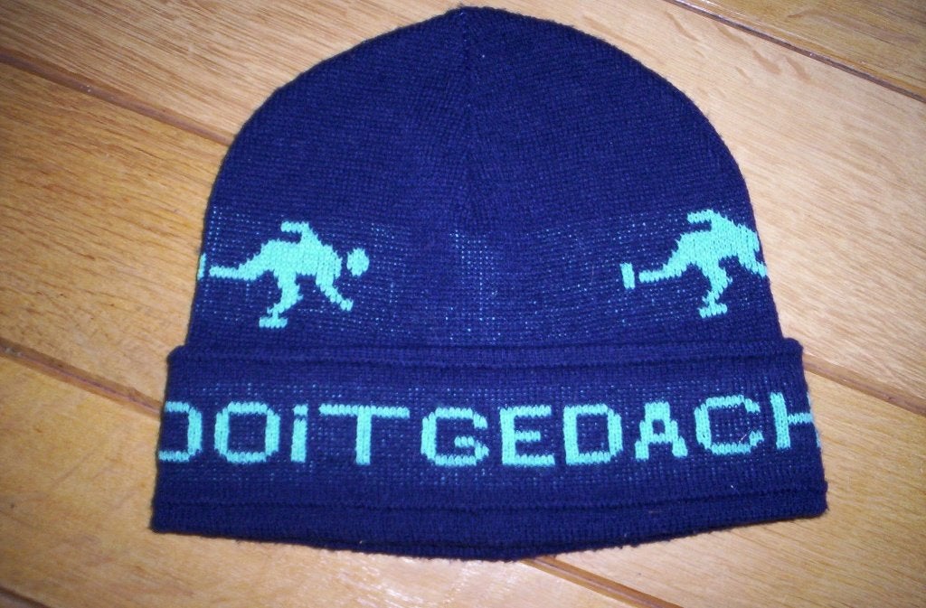 Nooit Gedacht muts blauw, Ophalen of Verzenden, Nieuw, Jongen of Meisje, Muts