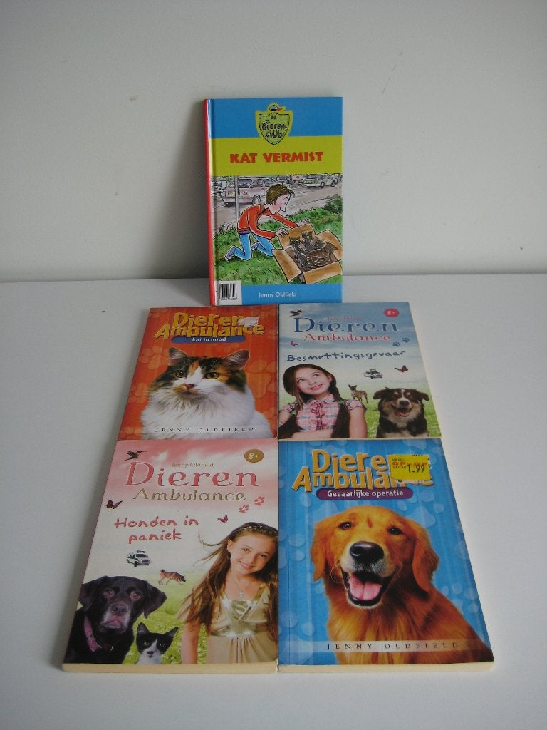 5x Dieren Ambulance van Jenny Oldfield 5 voor 3 euro, Gelezen, Fictie algemeen, Ophalen of Verzenden, Jenny Oldfield