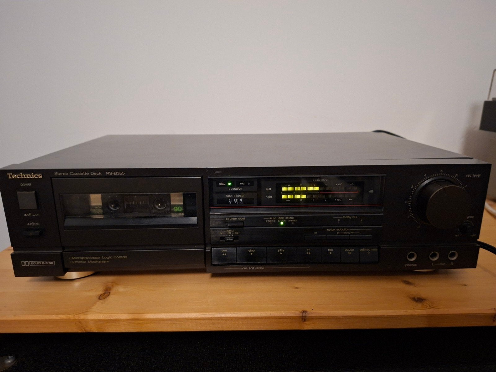 technics rs-b355 cassettedeck, Ophalen of Verzenden, Enkel, Overige merken, Tape counter