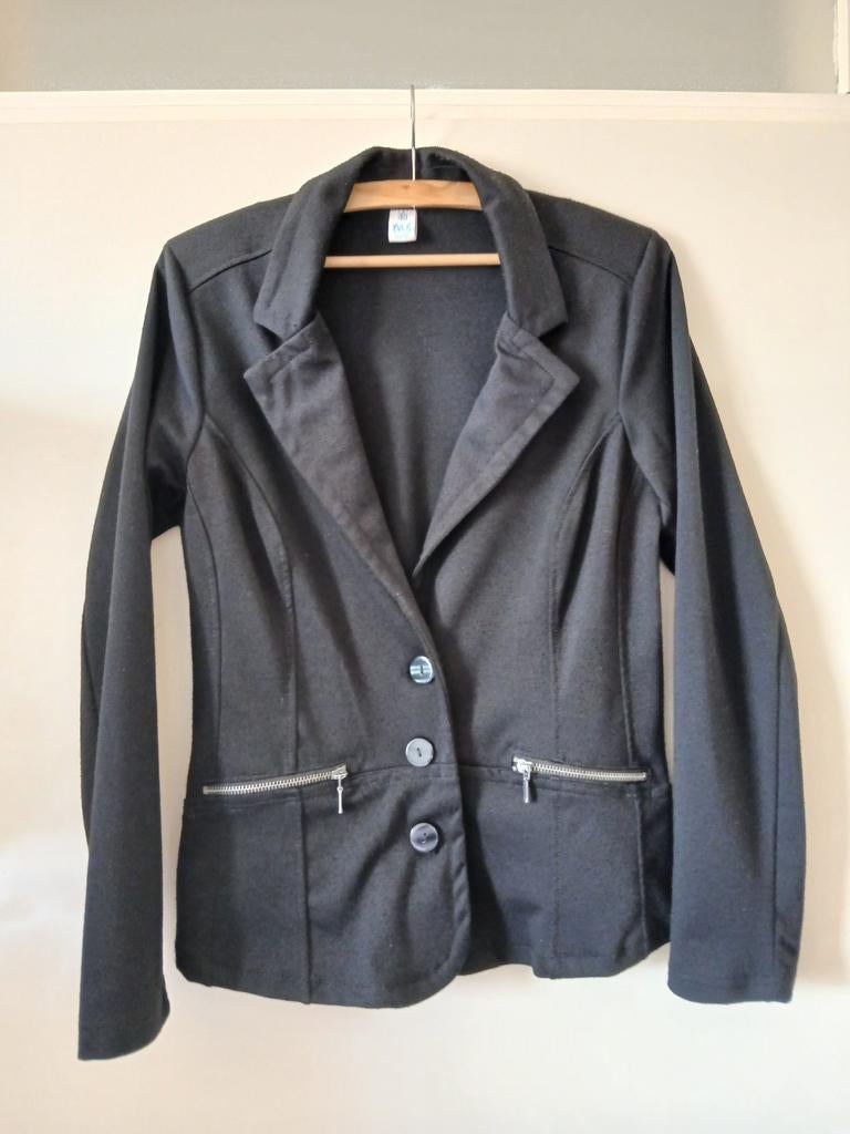 Zwarte Blazer maat 40, Maat 38/40 (M), Zwart, Ophalen of Verzenden, Zo goed als nieuw