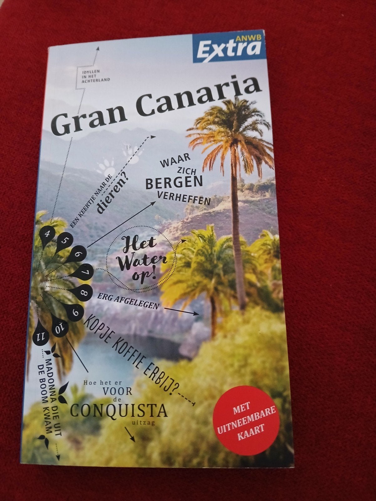 ANWB Extra Reisgids Gran Canaria met uitneembare kaart, Europa, Ophalen of Verzenden, Zo goed als nieuw, Reisgids of -boek