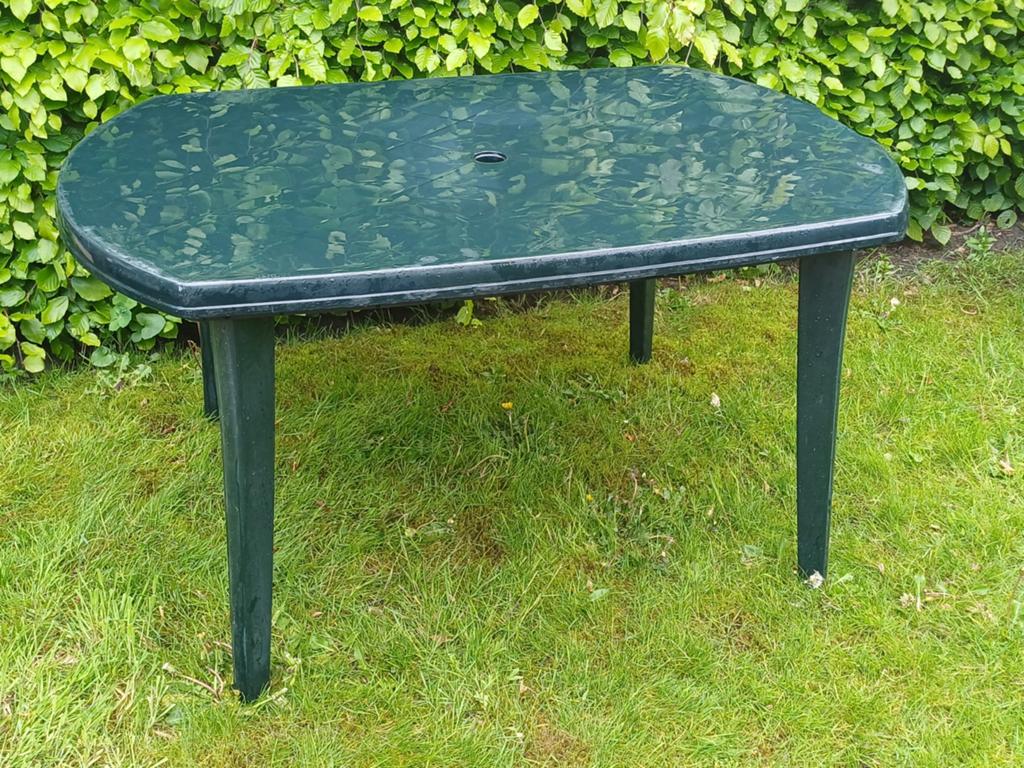 Tuintafel, Ophalen, Gebruikt, Rechthoekig