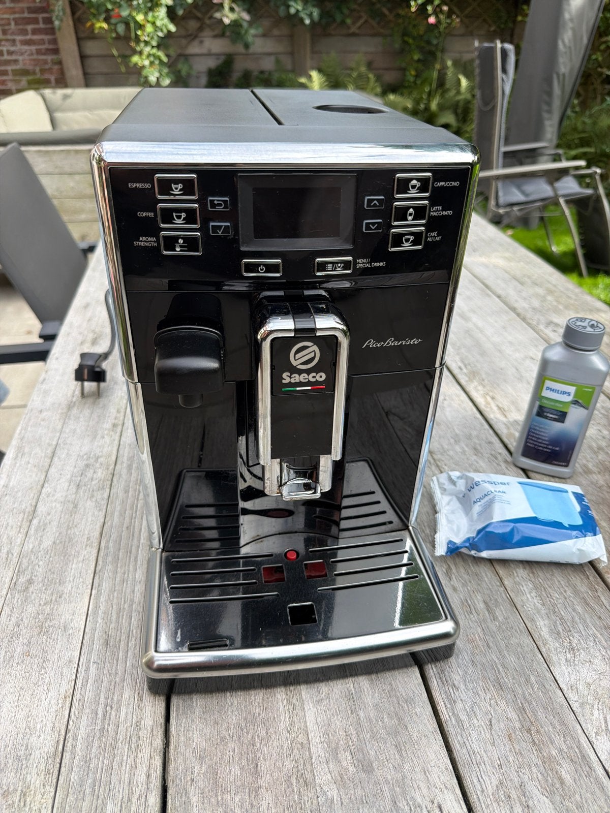 Saeco PicoBaristo sm5460/10 volautomatische espressomachine, Witgoed en Apparatuur, Ophalen, Afneembaar waterreservoir, Gebruikt