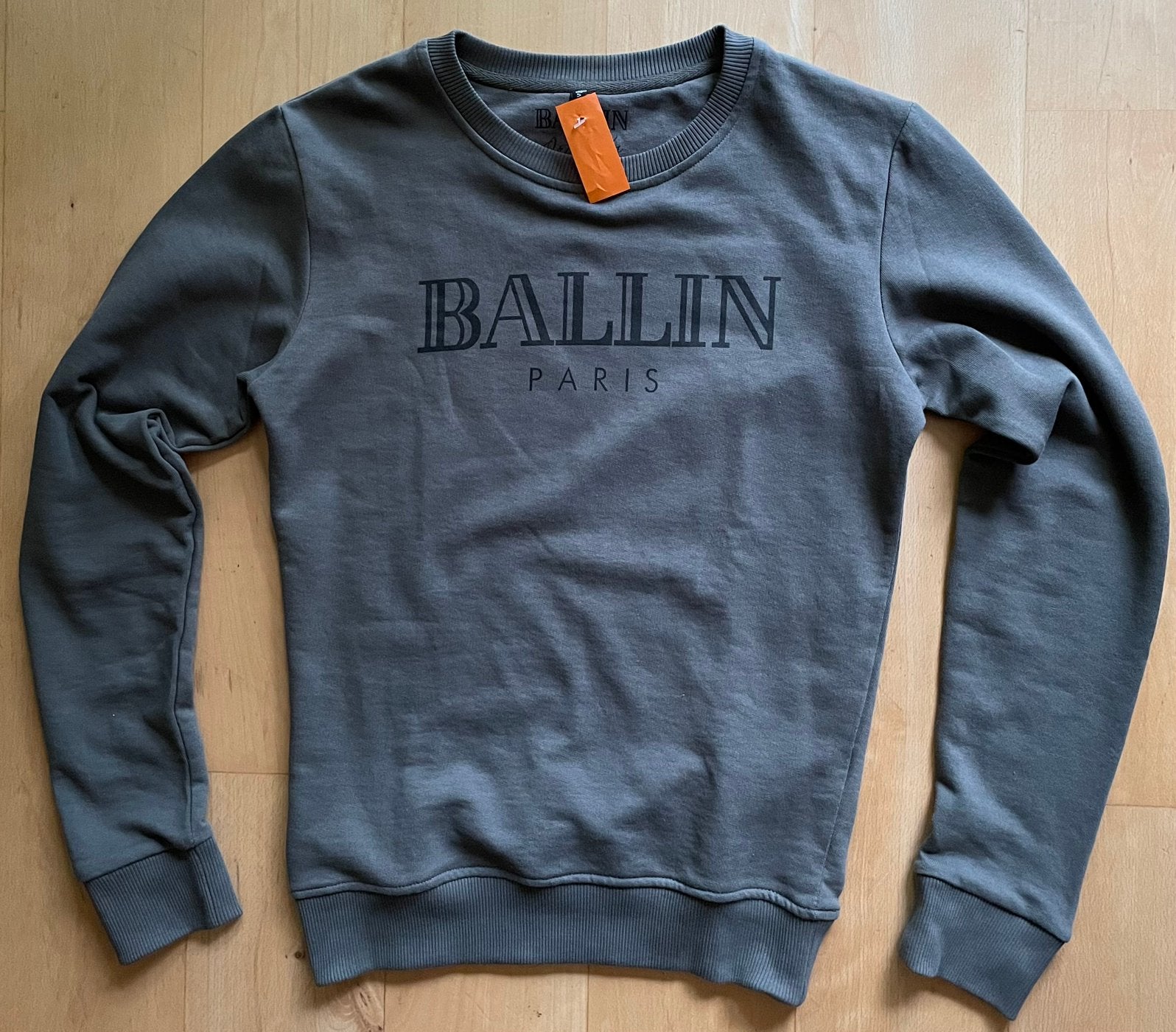 Ballin Paris trui / sweater zacht grijs maat S, Ophalen of Verzenden, Zo goed als nieuw, Maat 46 (S) of kleiner, Grijs