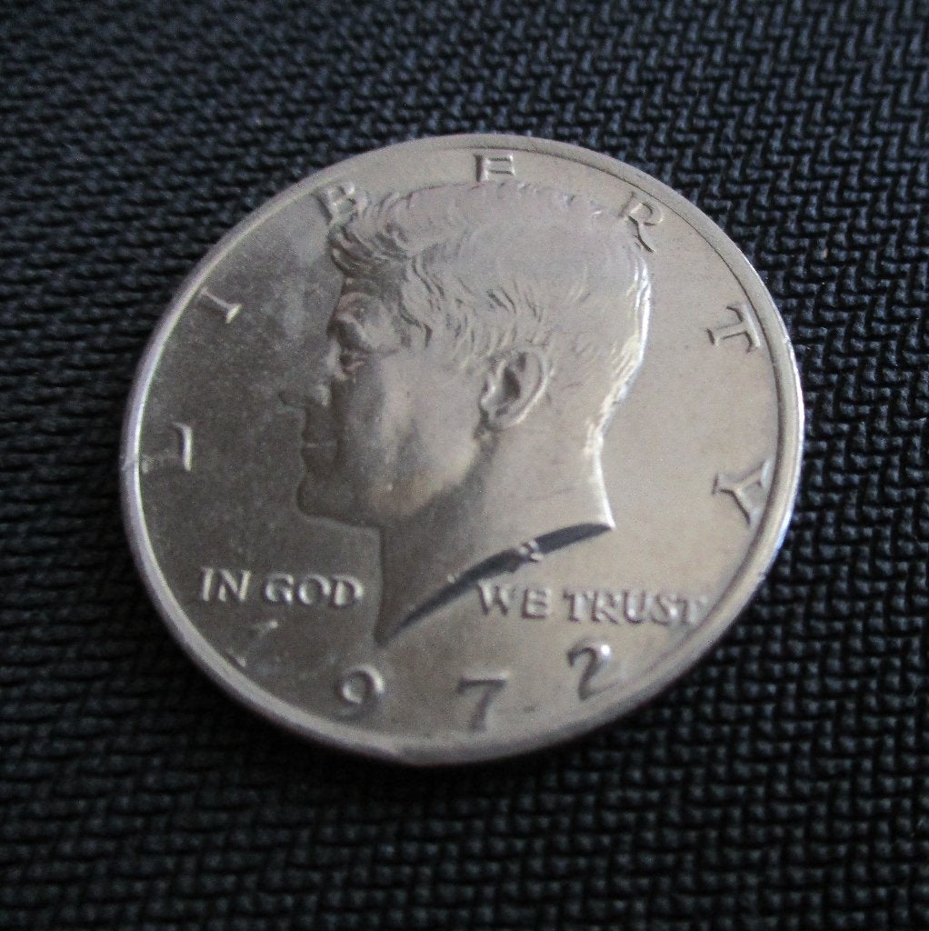 02-1972- John F. KENNEDY-Halve (50ct.) Dollar- met fout, Verzenden, Overige landen, Losse munt