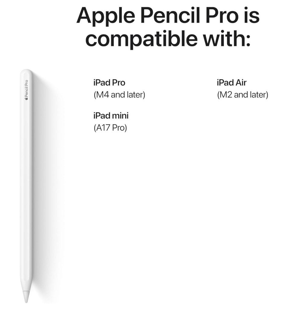 Apple Pencil Pro, Wit, Nieuw, 16 GB, Verzenden