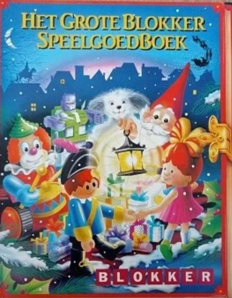 Blokker Sinterklaas Speelgoedboek 1985-1991, Ophalen of Verzenden, Gelezen, Non-fictie