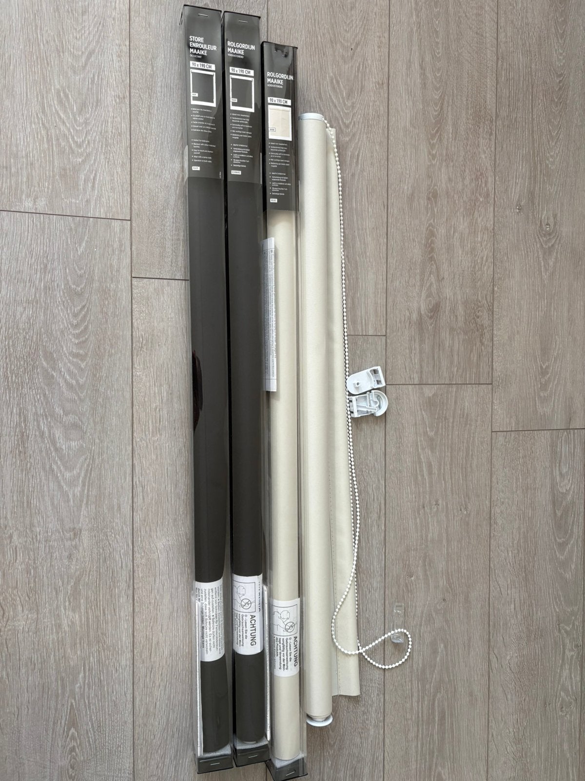 Rolgordijnen, Ophalen, 90 cm, 190 cm, Nieuw