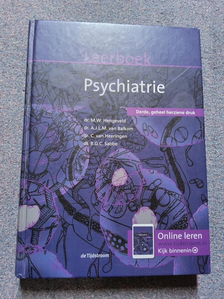 Leerboek Psychiatrie - Derde druk - tijdstroom | geneeskunde, Ophalen of Verzenden, Gamma, M.W. Hengeveld, WO