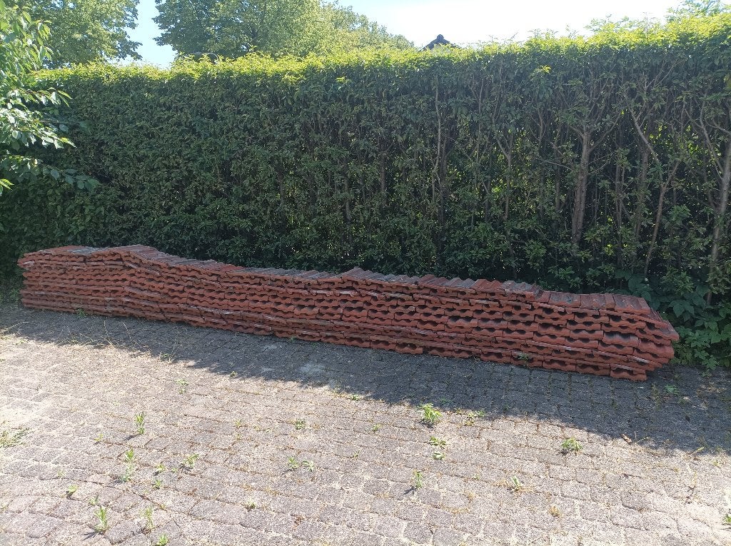 Dakpannen, Doe-het-zelf en Verbouw, Ophalen, Gebruikt, Steen of Klei, 15 m² of meer