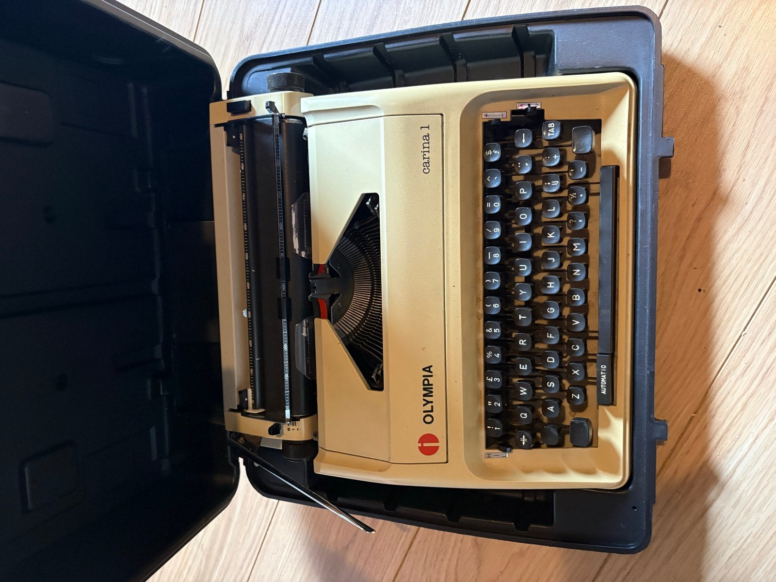Typemachine, Ophalen