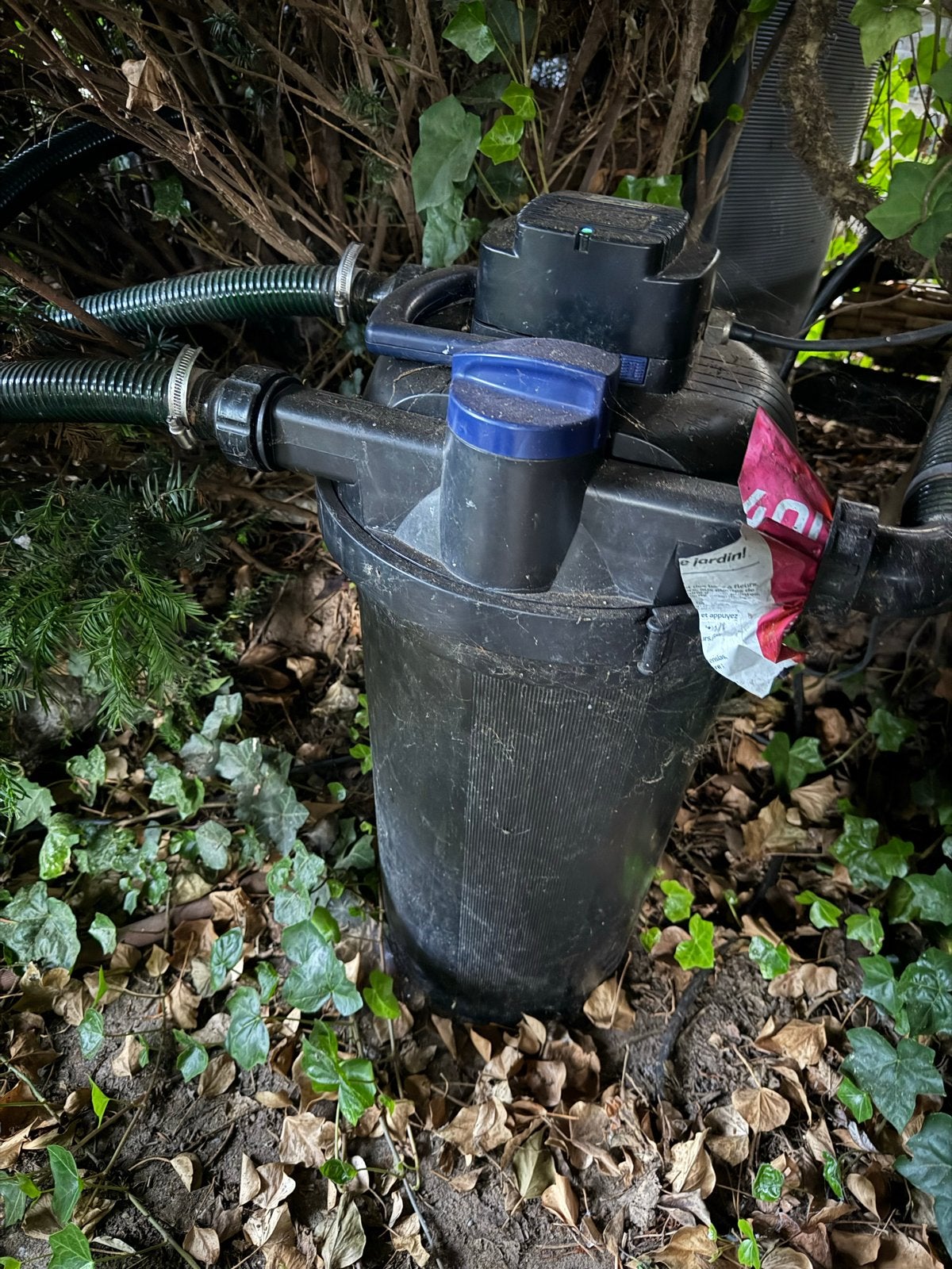 Oase FiltoClear 30000 vijverfilter met pomp en goudvissen, Ophalen, Gebruikt, Vijverfilter