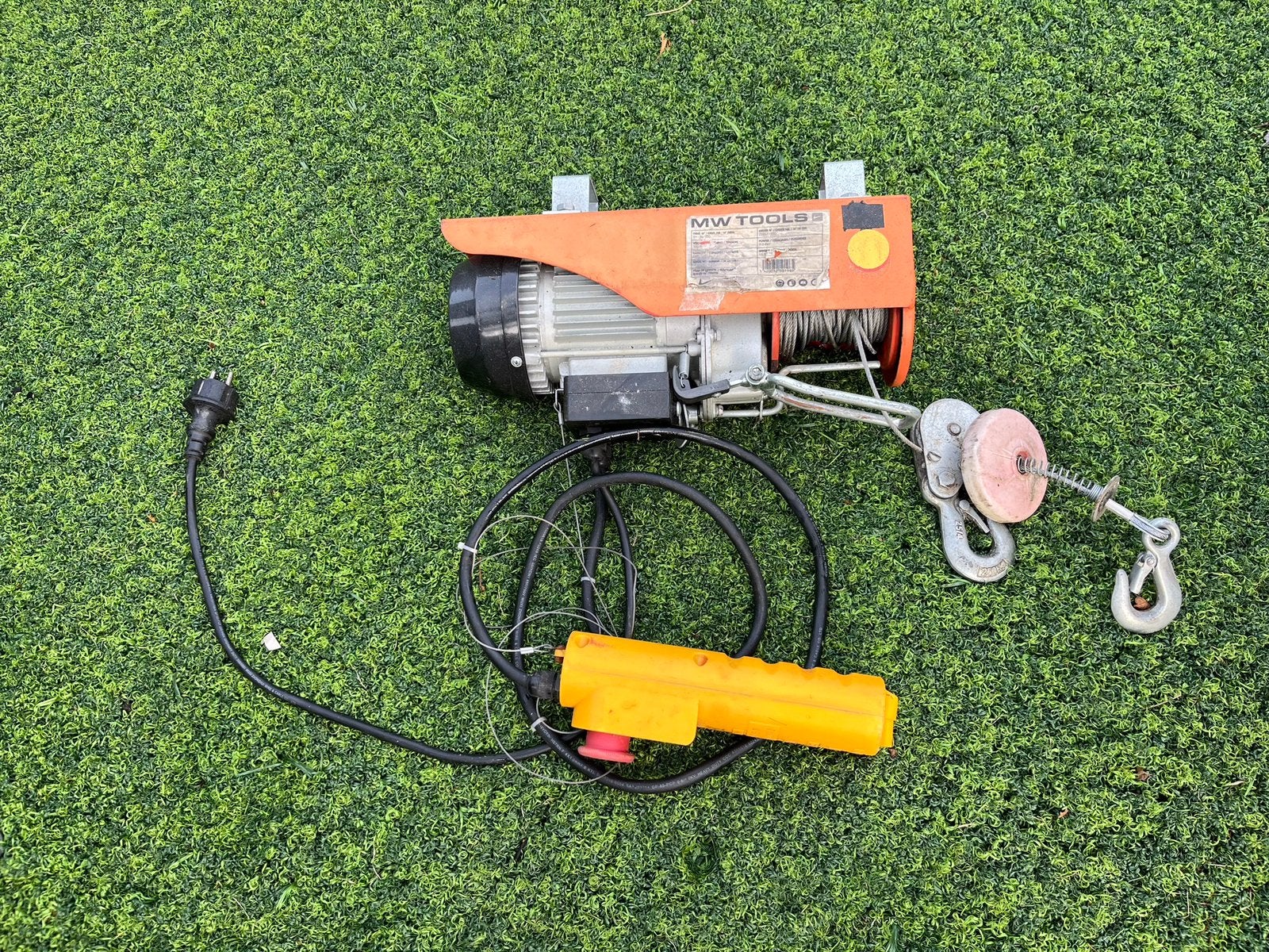 Elektrische takel, Ophalen, Gebruikt