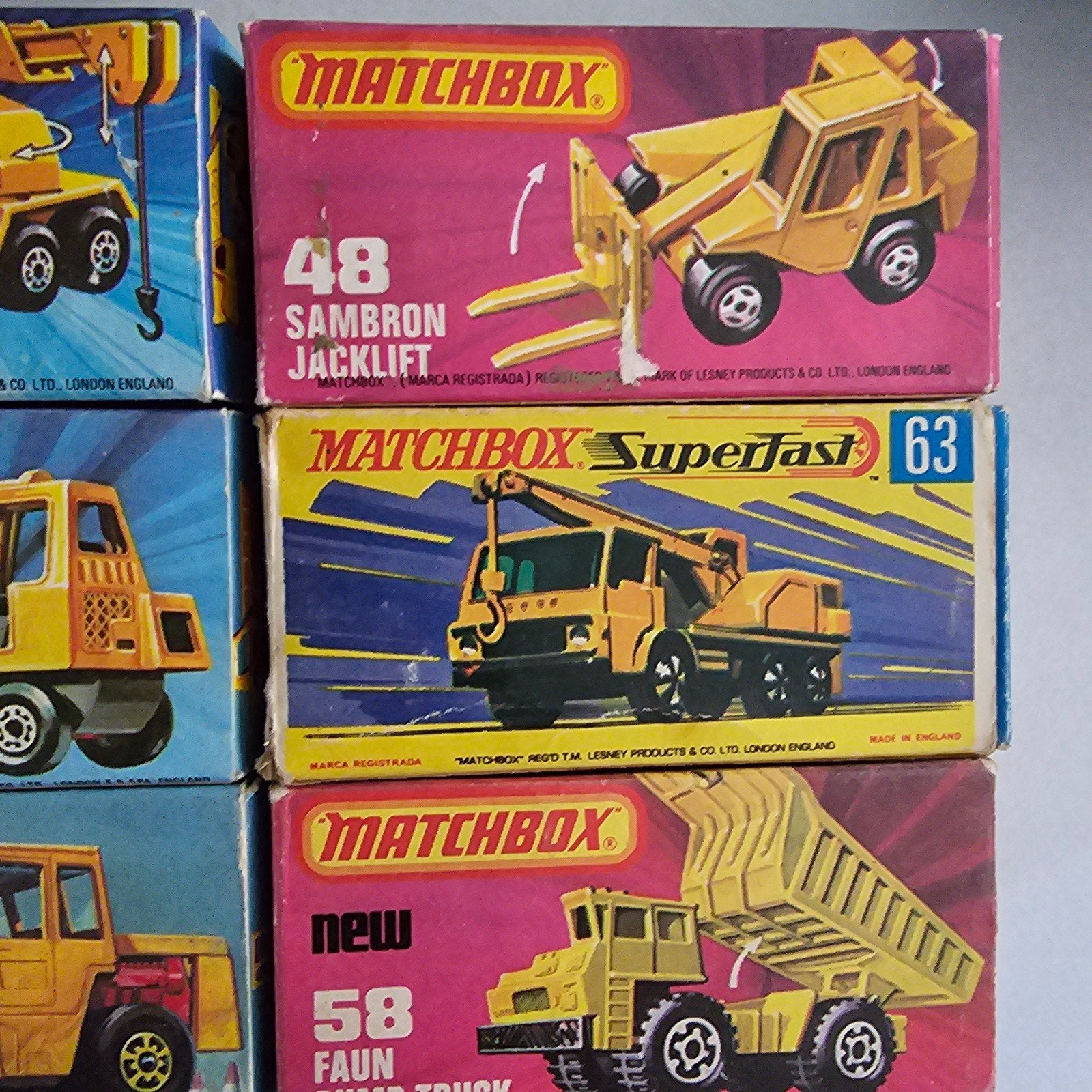 Matchbox auto's nieuw in doos - diverse modellen, Nieuw, Ophalen of Verzenden, Matchbox, Lesney Products & Co. Ltd., London, England