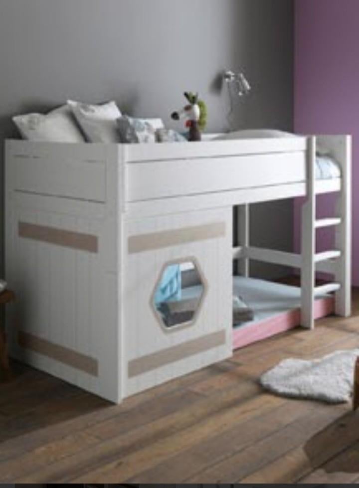Life time bed verhoging, Ophalen, 85 tot 100 cm, Zo goed als nieuw, Matras