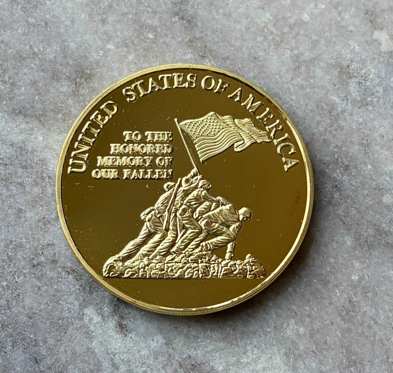 US Marine Corps coin, Ophalen of Verzenden, Marine, Amerika, Embleem of Badge